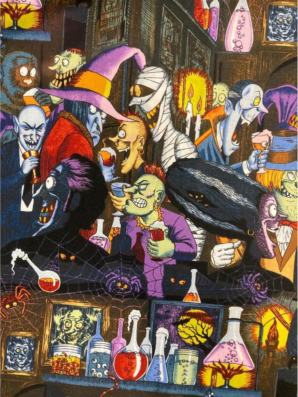 Unhappy Hour RARE Alexander Henry Cotton Fabric by the Half Yard